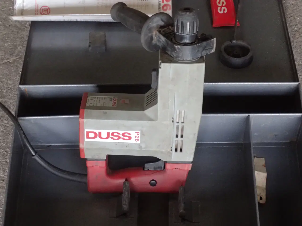 Billede 5 - Slagboremaskine DUSS pneumatisk SDS plus.