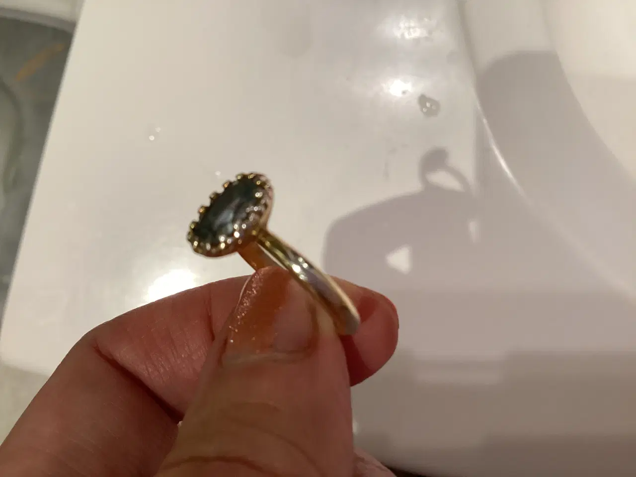 Billede 6 - Carre, blue topaz ring