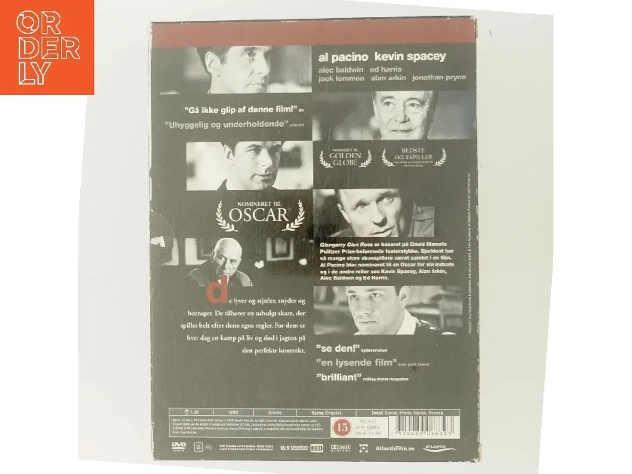 Billede 3 - Glengarry Glen Ross DVD fra Muligvis Atlantic Film