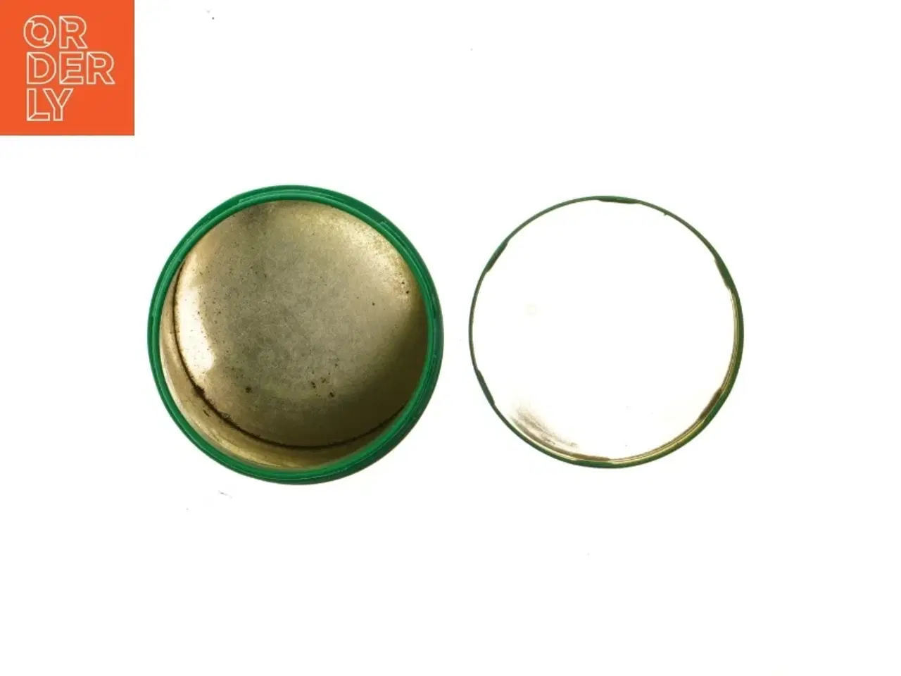 Billede 3 - Dekorativ metalæske fra Irma (str. Ø. 11 cm. længde. 15 cm)