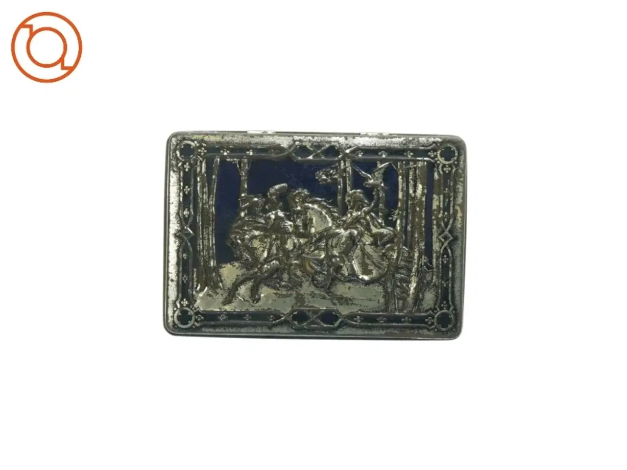 Billede 4 - Dekoteret metal æske (str. 17 x 12 x 5 cm)