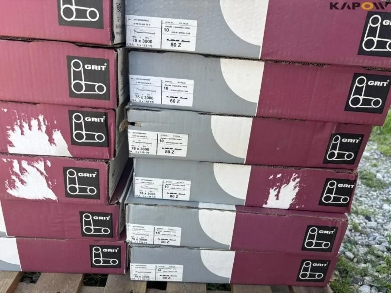 Billede 6 - - - - Slibebånd 12 pk. a 10 stk.