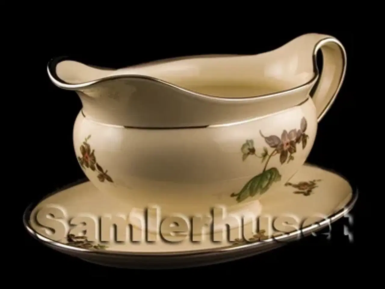 Billede 1 - Grøn Vallø Platin Sauceskål