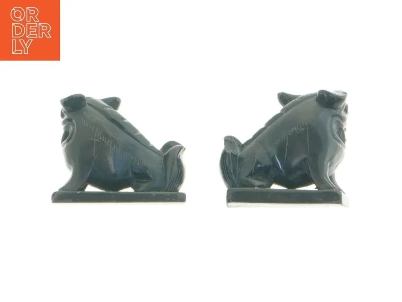 Billede 6 - Sorte figurer med Bulldog (str. 5 x 3 x 5 cm)