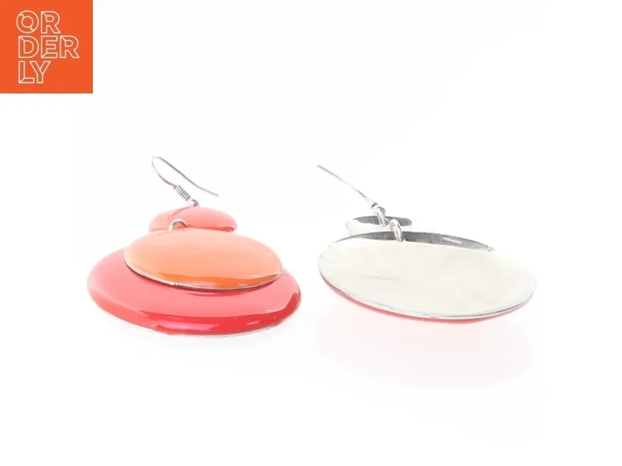 Billede 3 - Farverige øreringe (str. 4 cm)