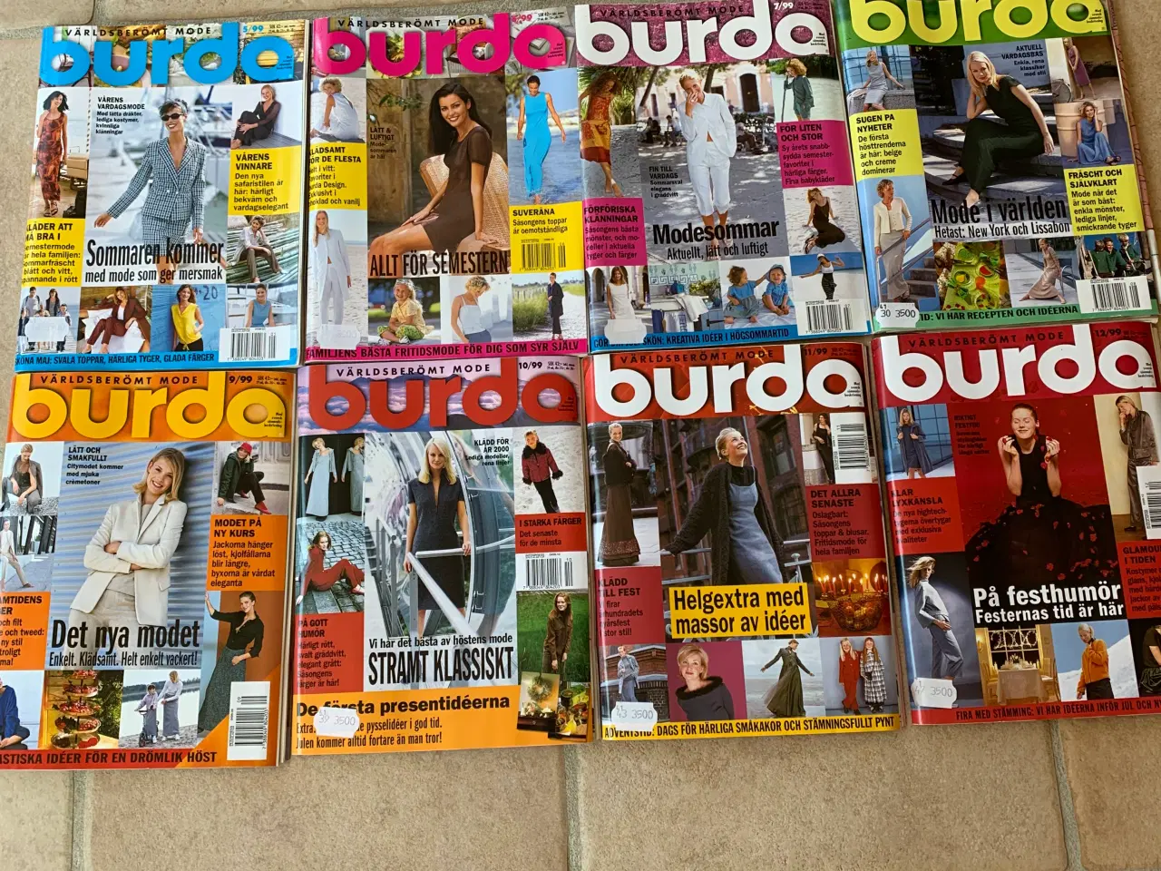 Billede 1 - Burda mode og sy blade 1999