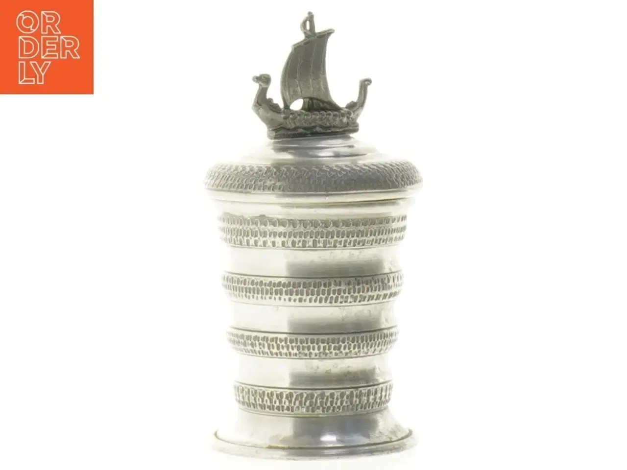 Billede 6 - Vintage tin dåse med låg (str. 14 cm )x 7 cm)