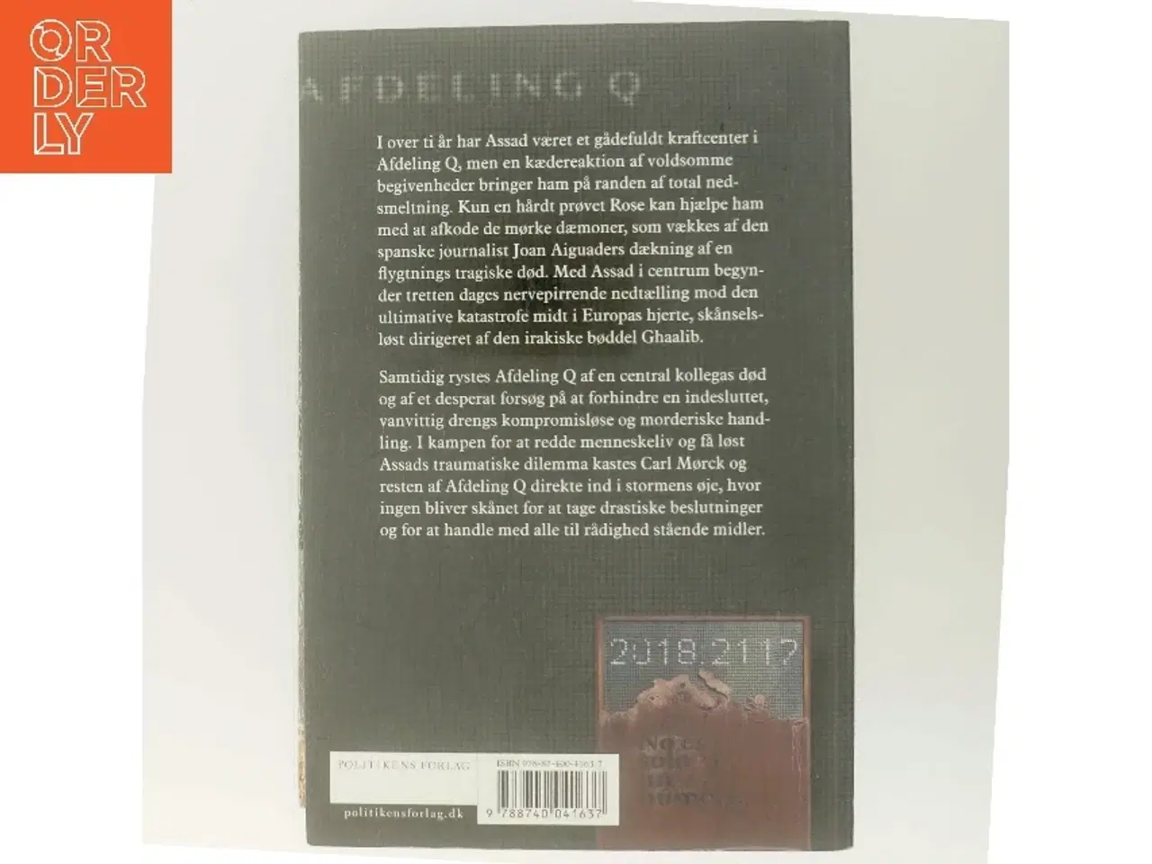 Billede 3 - Afdeling Q - Bind 8 af Jussi Adler-Olsen (Bog)