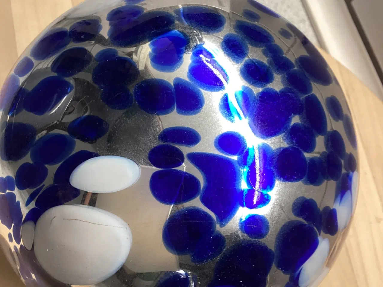 Billede 4 - Stor glas kugle/ julekugle