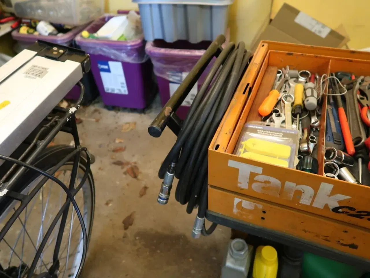 Billede 3 - Værktøjsvogn med div. Værktøj m.m.