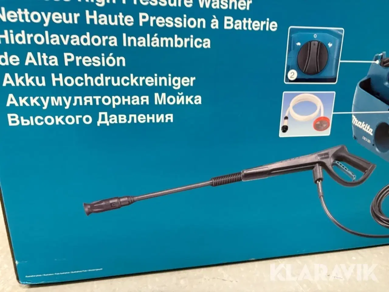 Billede 8 - Højtryksrenser Makita IPX5 ledningsfri