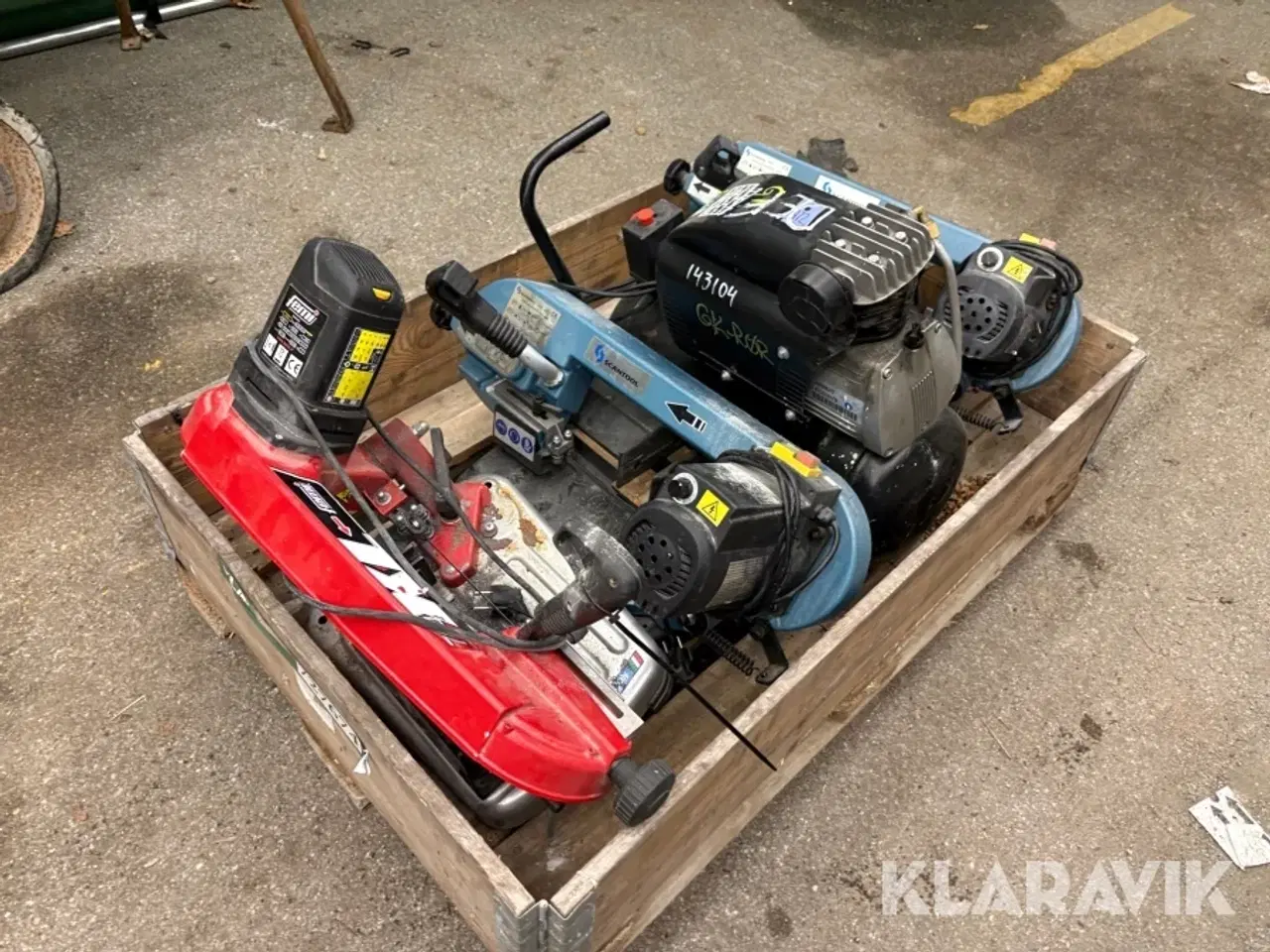 Billede 3 - Båndsave og kompressor - 4 styk