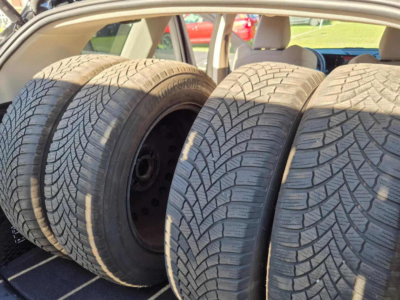 Billede 1 - Vinterhjul Bridgestone 15"