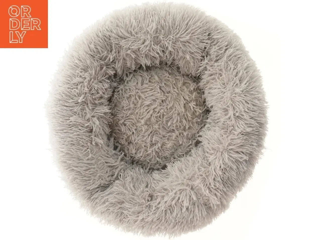 Billede 3 - Rund plysset dyreseng (str. Ø 60 cm)