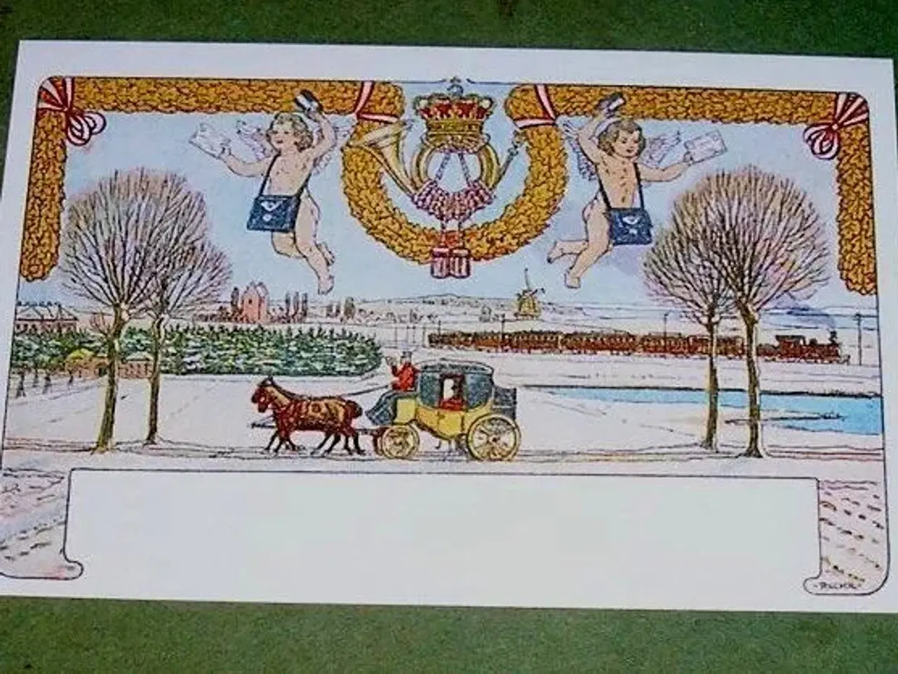 Billede 2 - julepostkort, m. trykt julemærke 1905