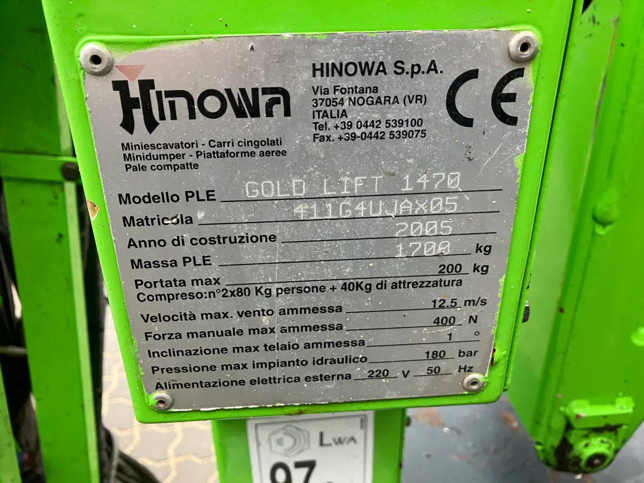 Billede 7 - Hinowa Gold 14.70