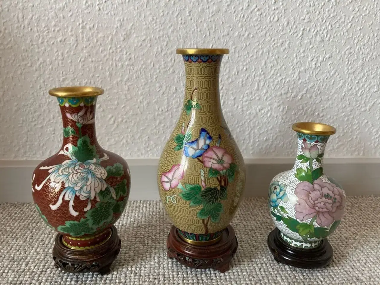 Billede 1 - Kinesiske cloisone vaser