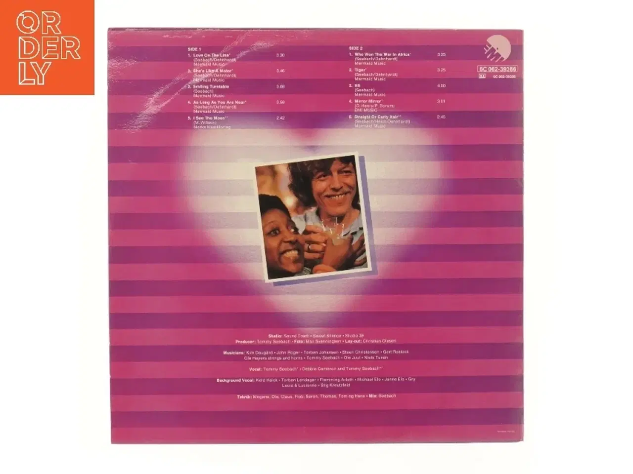 Billede 2 - Tommy Seebach - Love on the Line LP