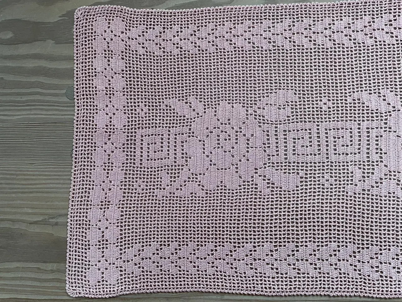 Billede 3 - Bordløber hæklet 29x125