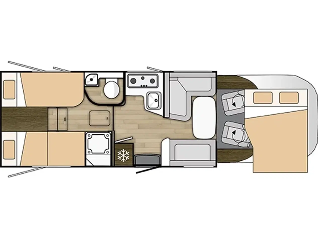 Billede 25 - 2024 - Benimar Tessoro T463 Special Edition   NK Pakke. Automatgear. solceller. varme på spildevandstanken. lithium batterier. markise. læder sæder. Adaptiv fatpilot.