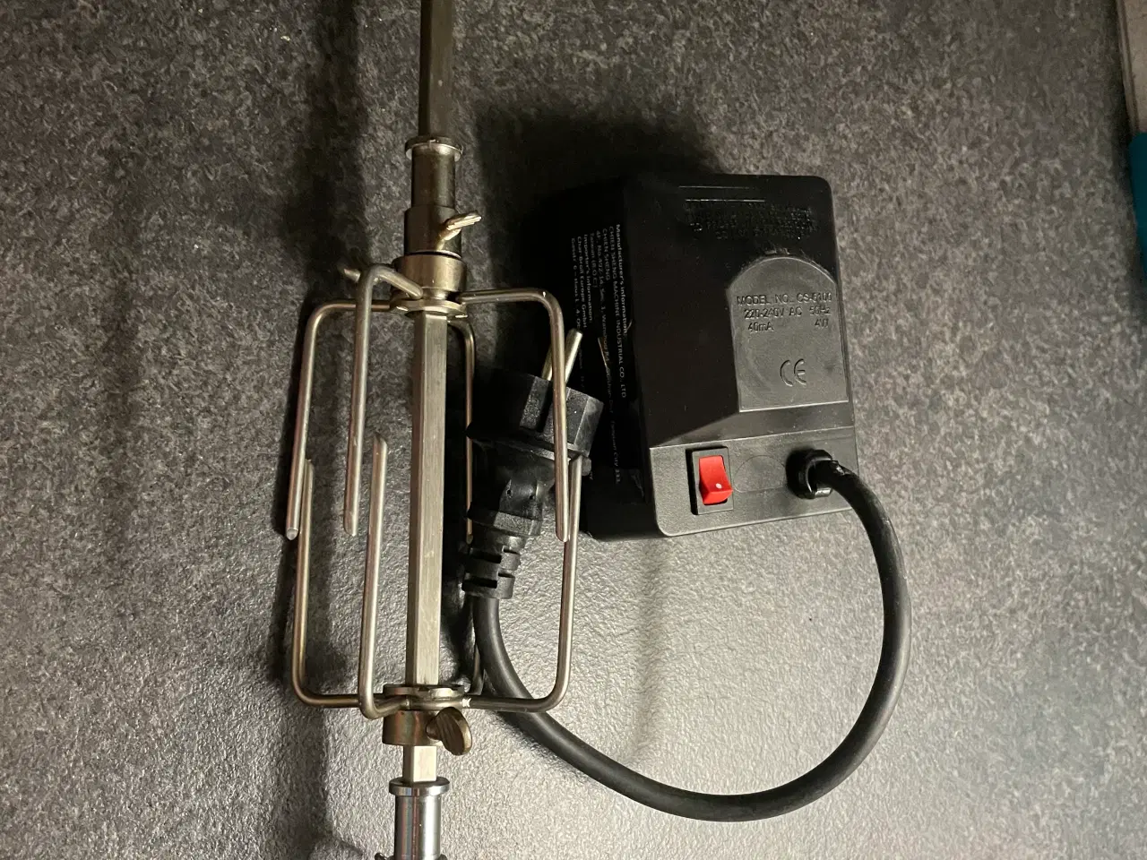 Billede 1 - Gril spyd m/ motor