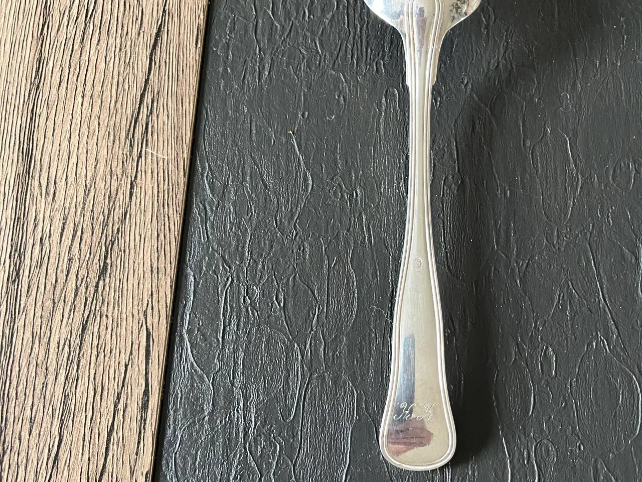 Billede 4 - Sølvske dobbelt riflet 19 cm