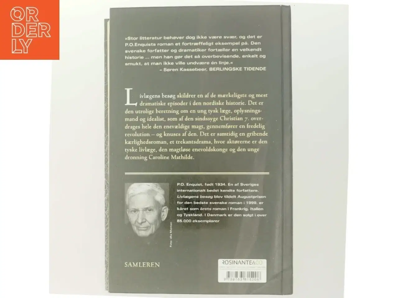 Billede 3 - Livlægens besøg : roman af Per Olov Enquist (Bog)