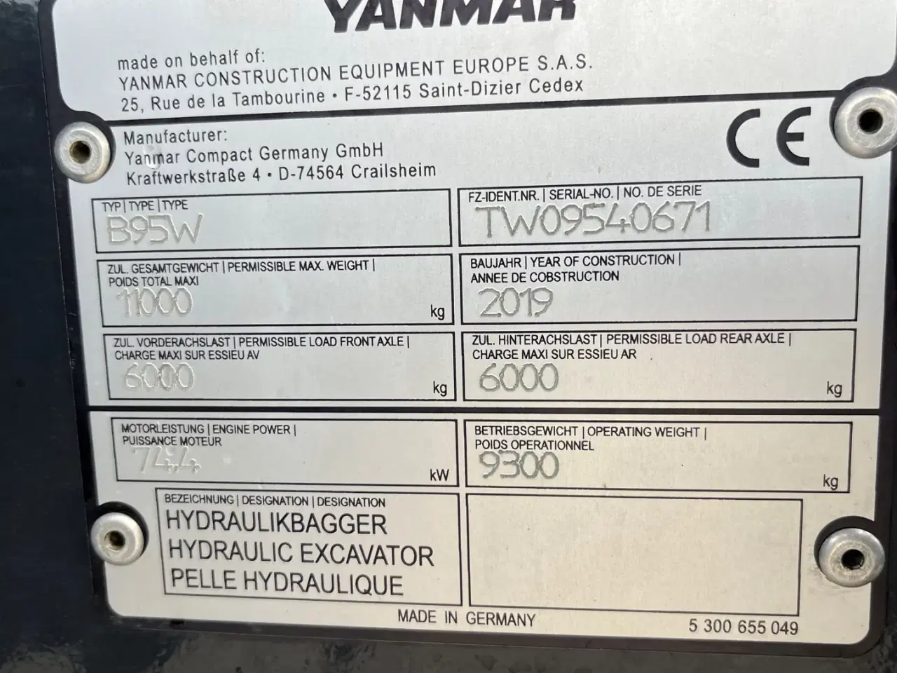 Billede 18 - Yanmar B95W Engcon rotortilt, vogn mm.