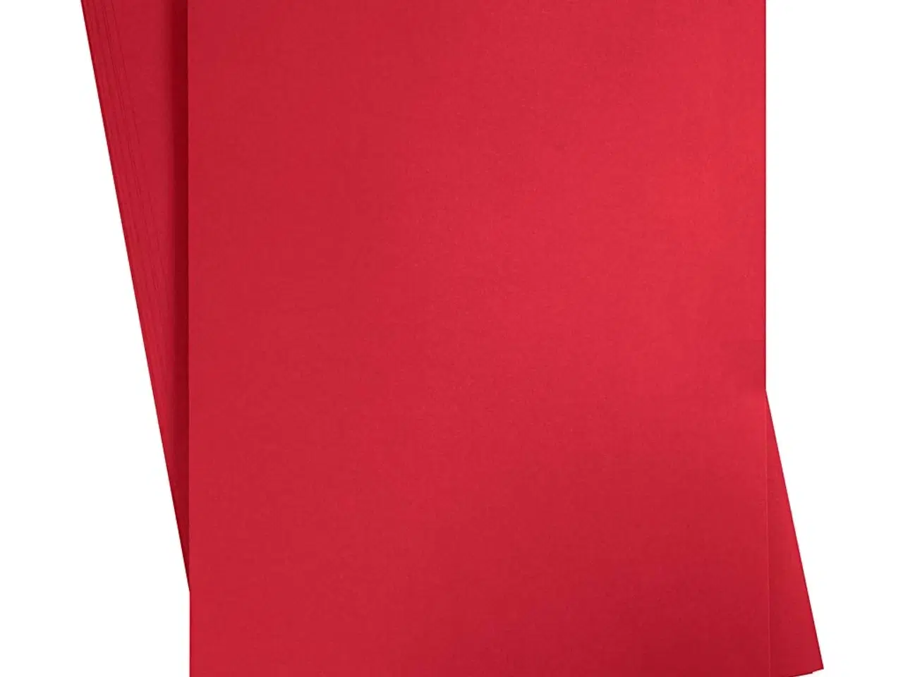 Billede 1 - Julerød Karton A2, 10 ark, 180 g - Kreative Projekter