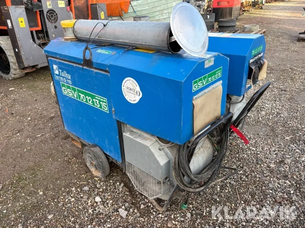 Billede 2 - Varmekanoner Talhu Termo 110 & 55 2 styk