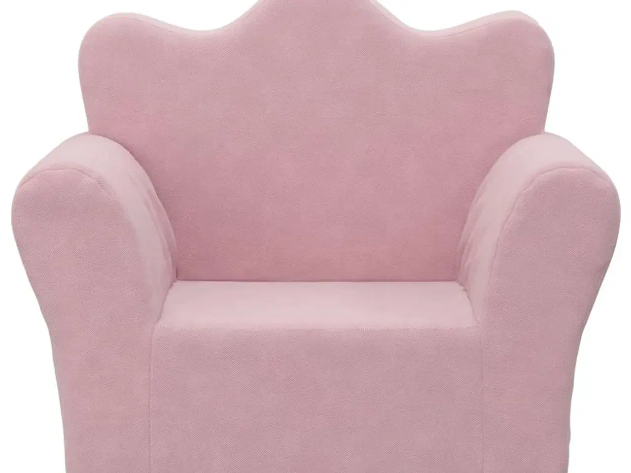 Billede 3 - Lænestol til børn blødt plys lyserød