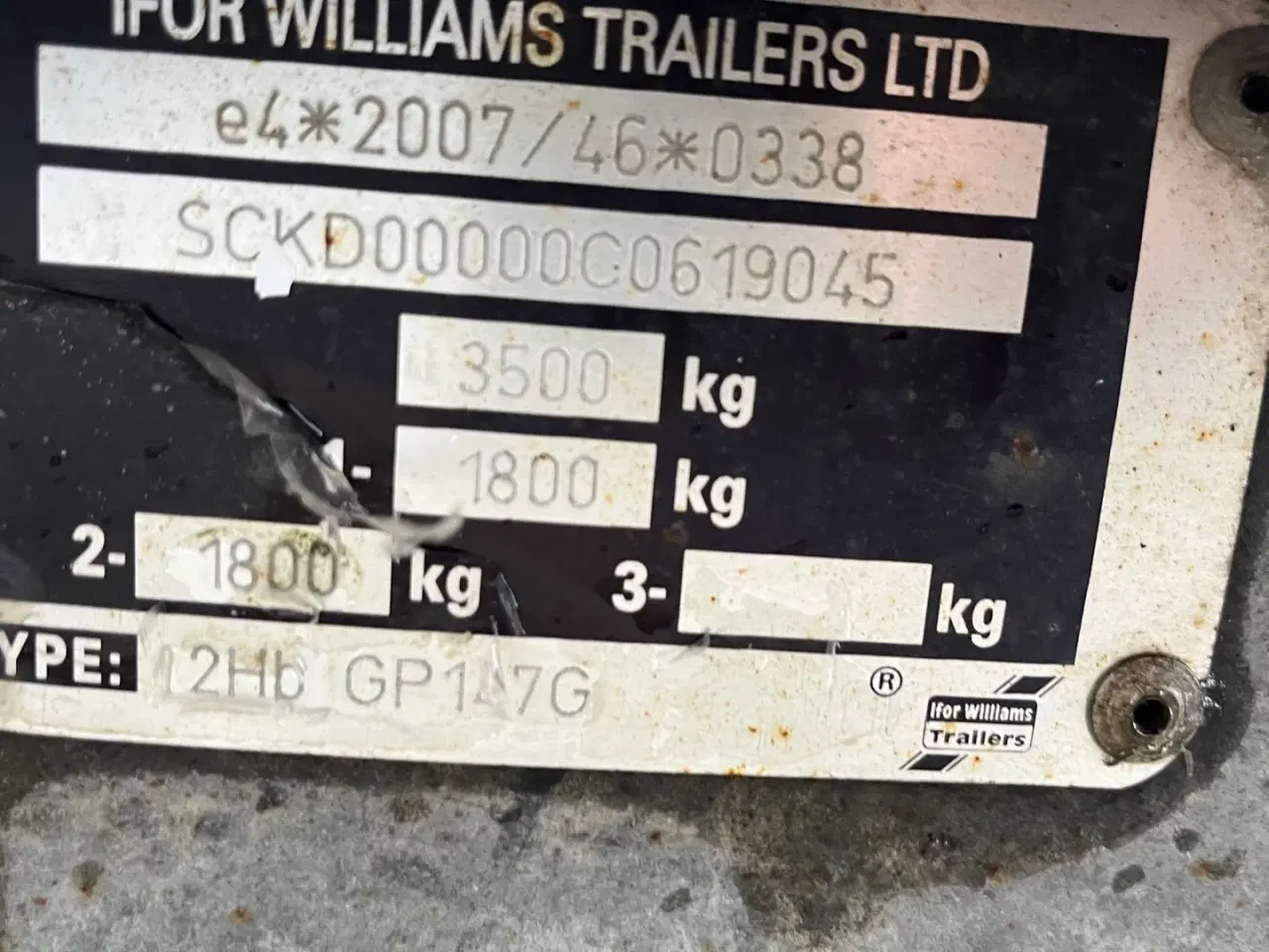 Billede 8 - Ifor Williams gp147 430cm lang maskintrailer