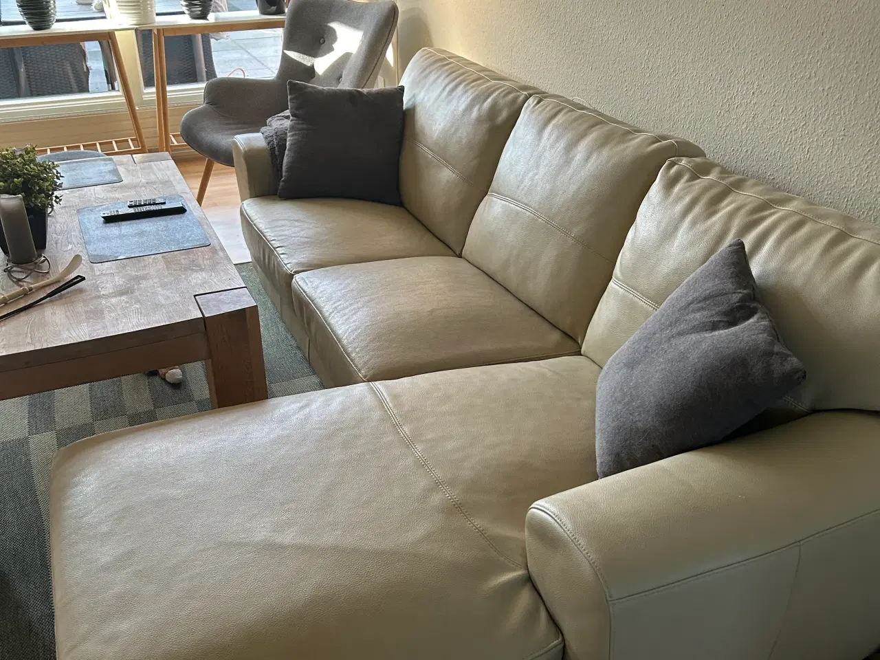 Billede 3 - Læder sofa