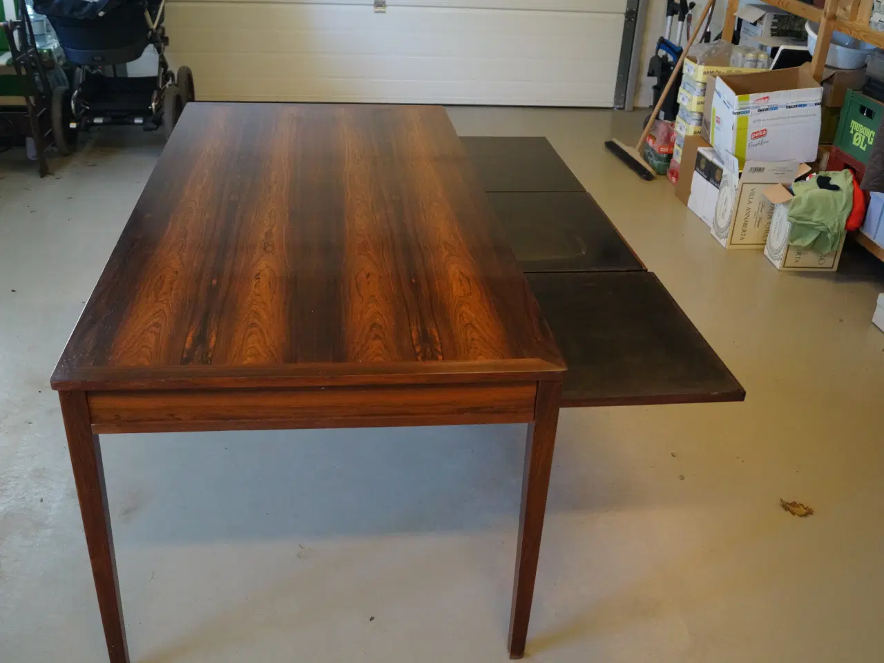 Billede 2 - Palisanderbord med udtræksplader.