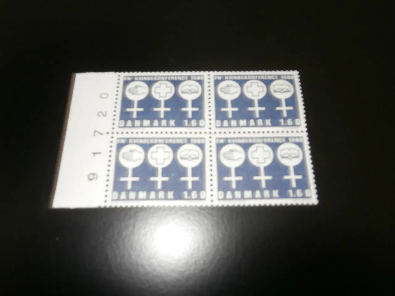 Billede 1 - 4 blok med marginal nr