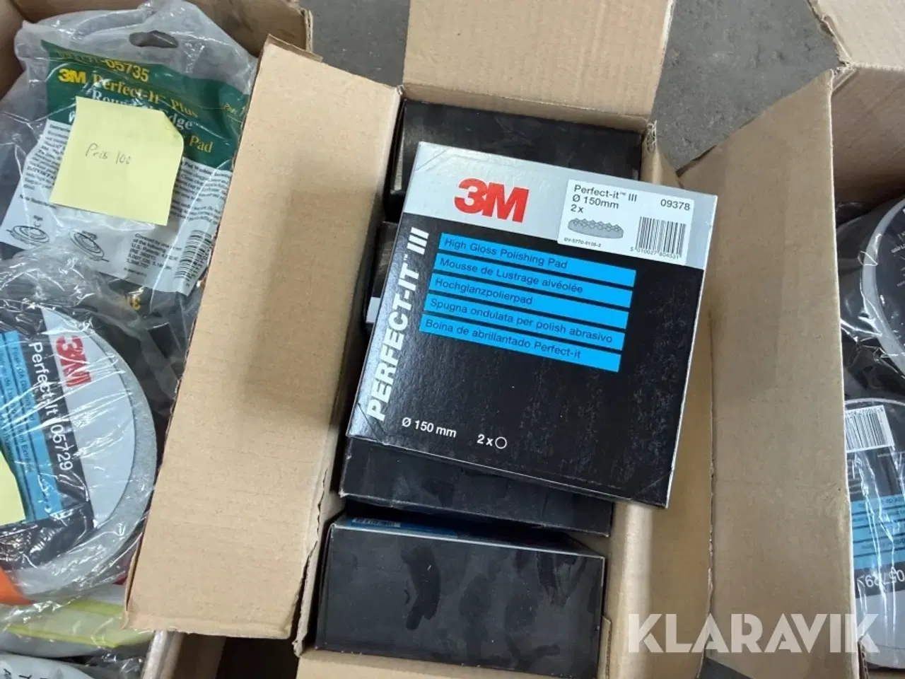 Billede 4 - Blandet polermiddel og puder 3M