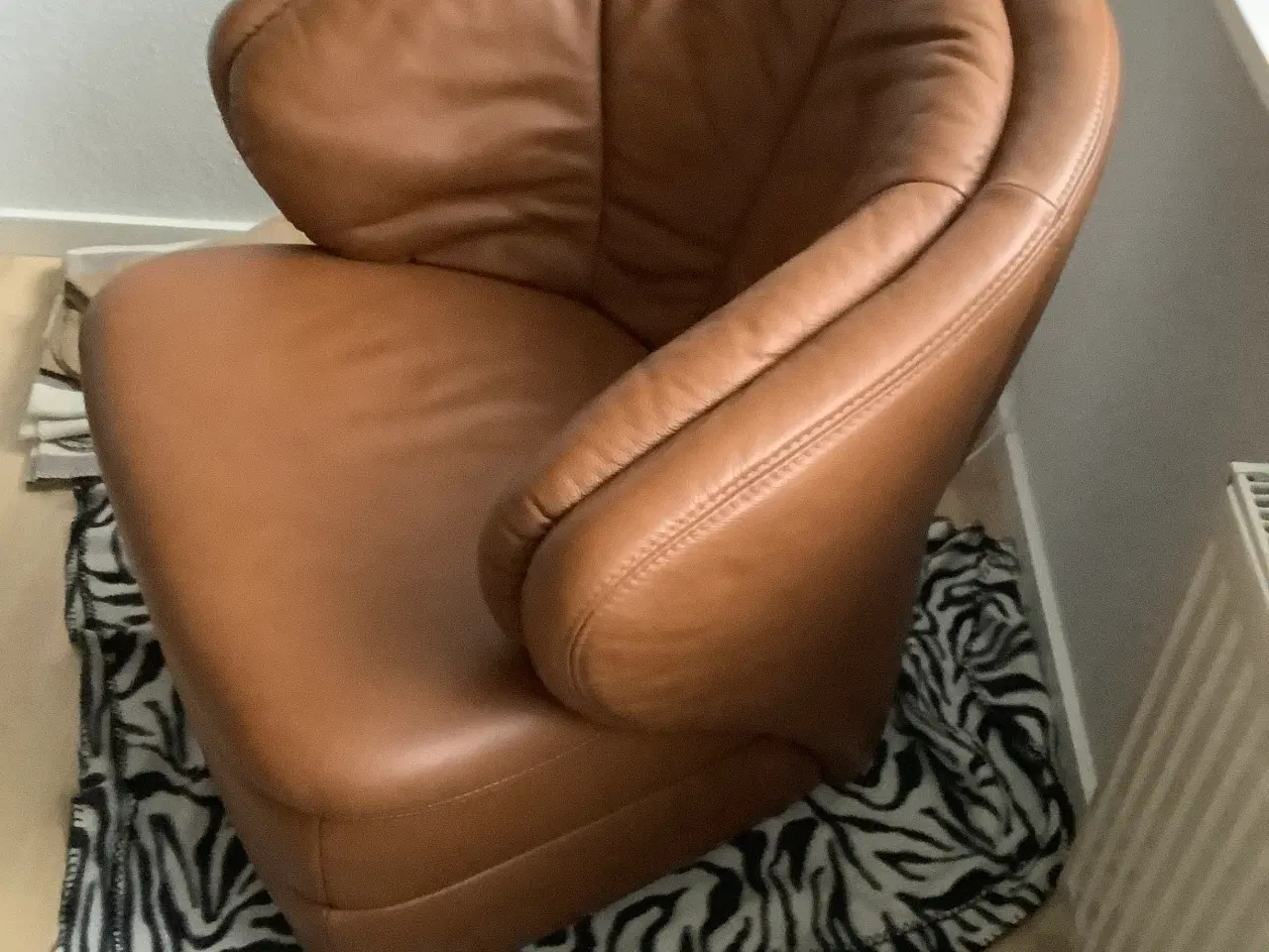 Billede 2 - Lænestol i læder