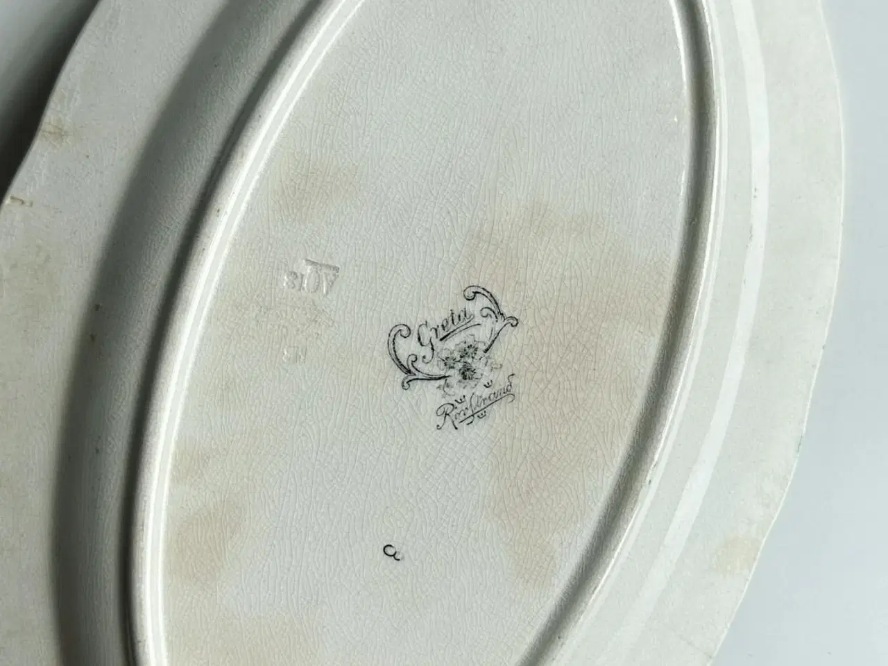 Billede 7 - Rörstrand Greta, patineret serveringsfad