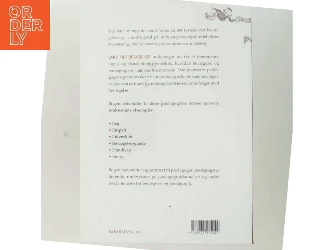 Billede 3 - Sans for bevægelse : livsnerven i pædagogisk arbejde (Bog)
