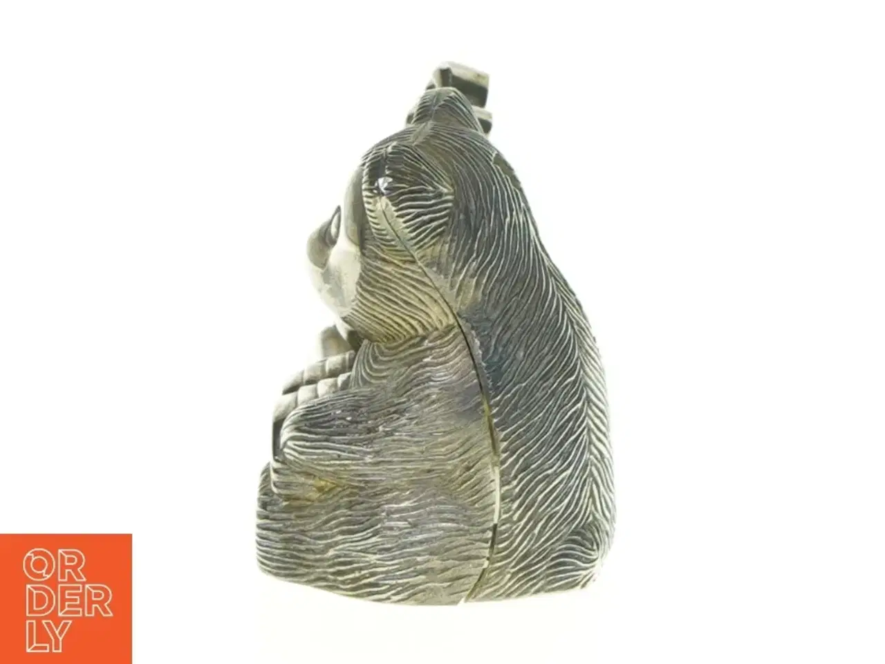 Billede 2 - Sparegris, metal bamse (str. 11 x 6 x 8 cm)