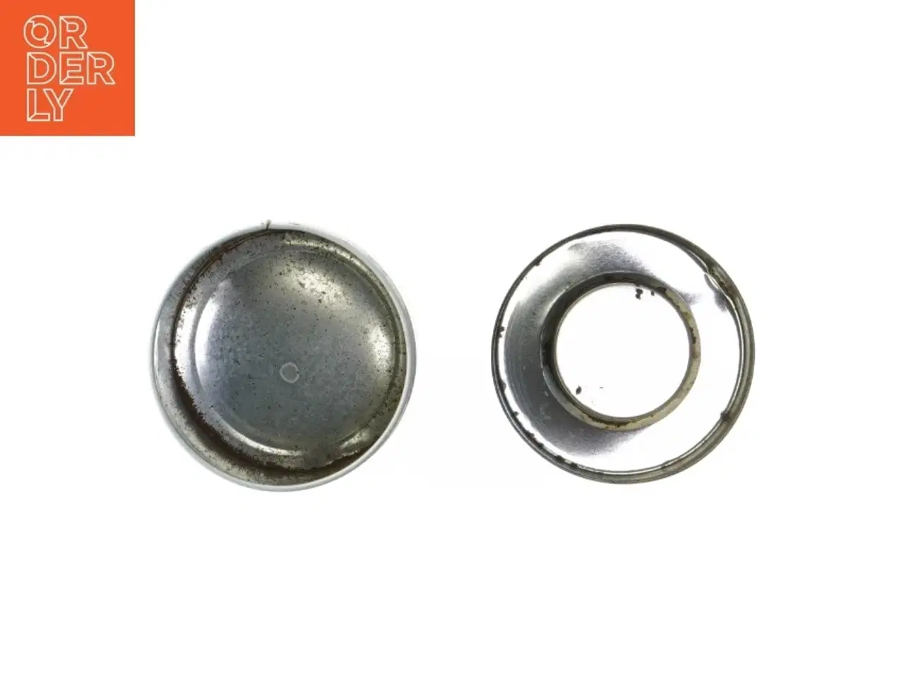 Billede 6 - Retro metal dåse fra 70’erne (str. Ø. 9,5 cm. længde. 12 cm)