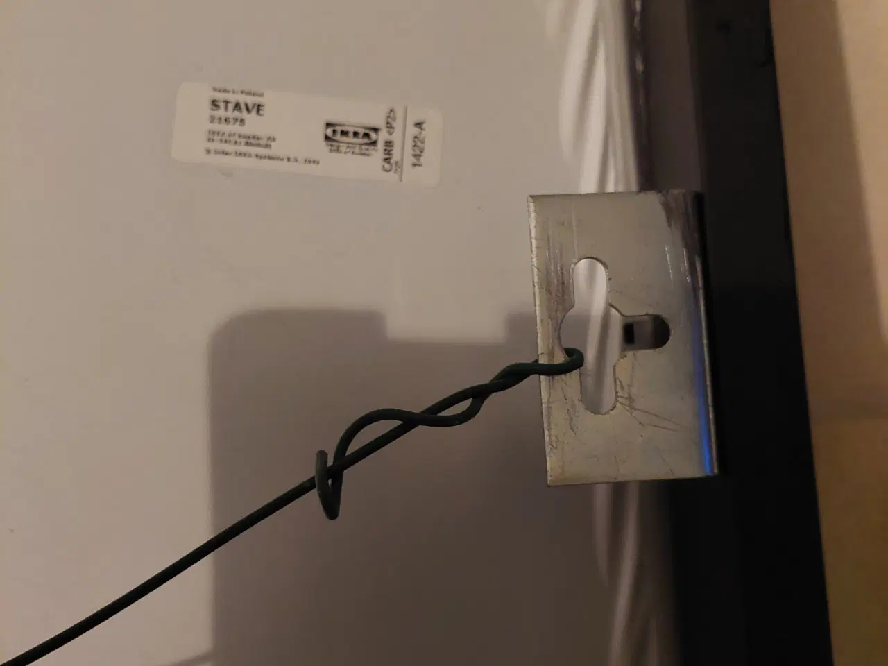 Billede 6 - stor spejl i sort farve træ