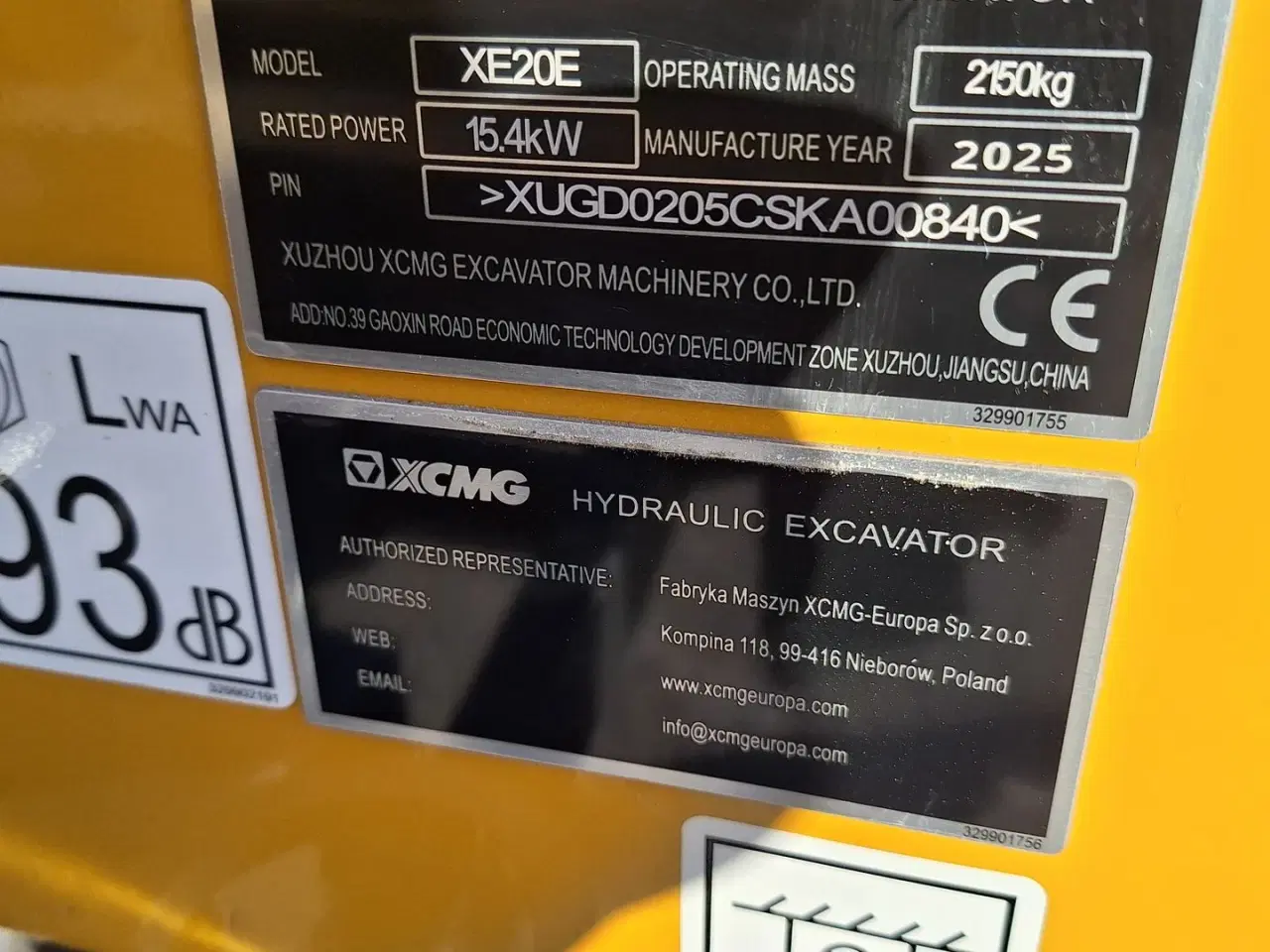 Billede 7 - XCMG Xe20e MED A/C