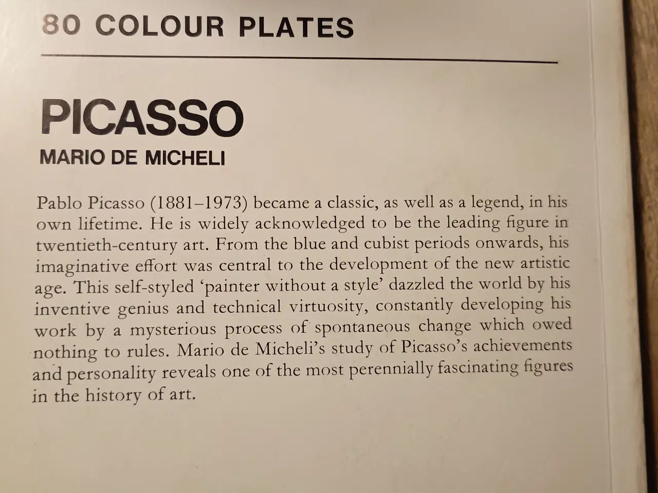 Billede 2 - Picasso, 80 Colour Plates.
