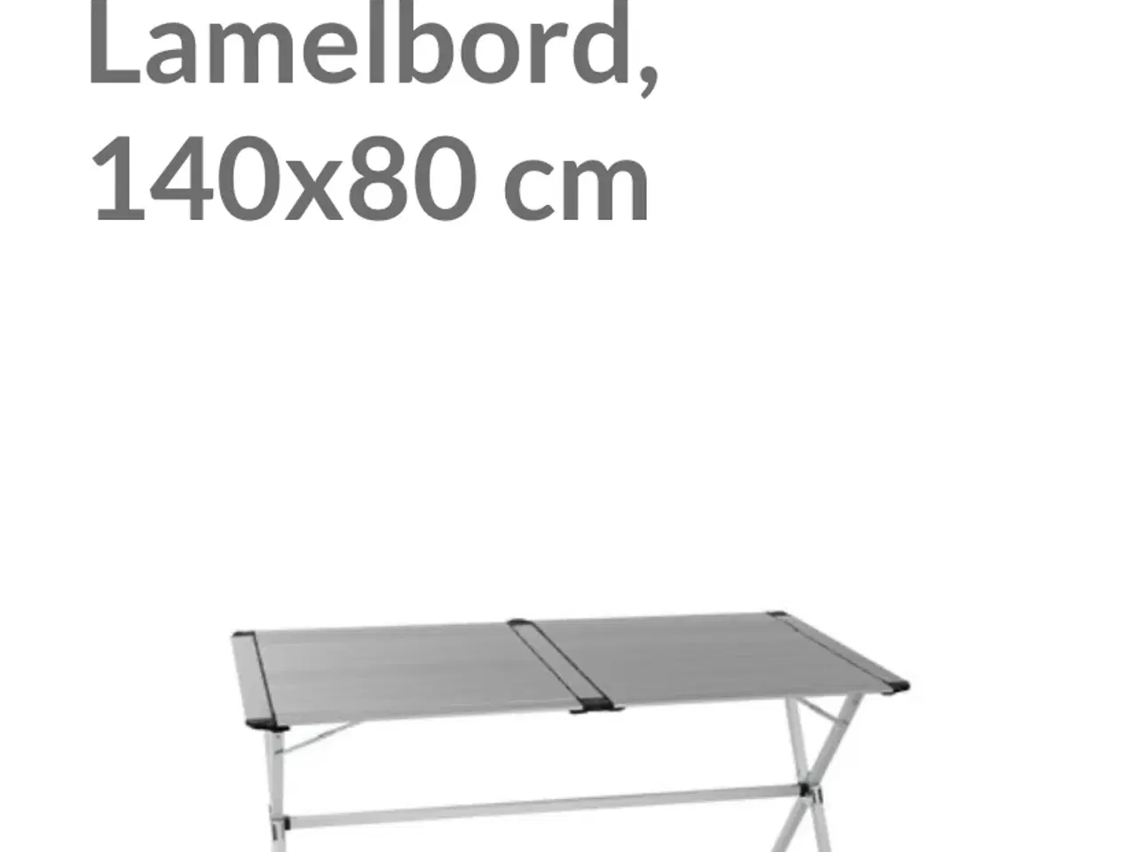 Billede 1 - Camping Alu folde bord ( WE CAMP)