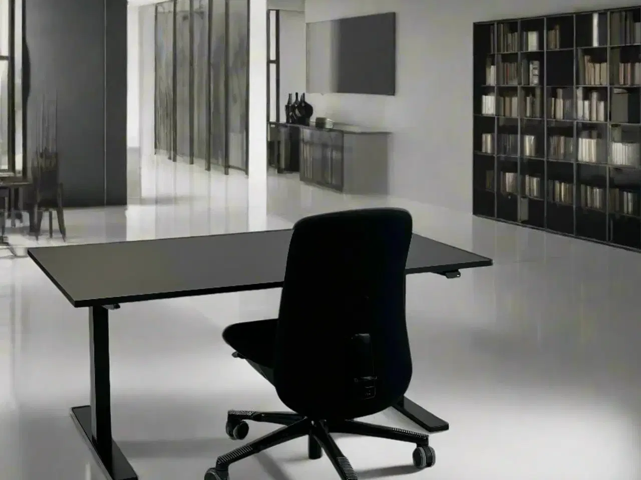 Billede 2 - Hæve/sænkebord 140x80 (m. flex) - Linak