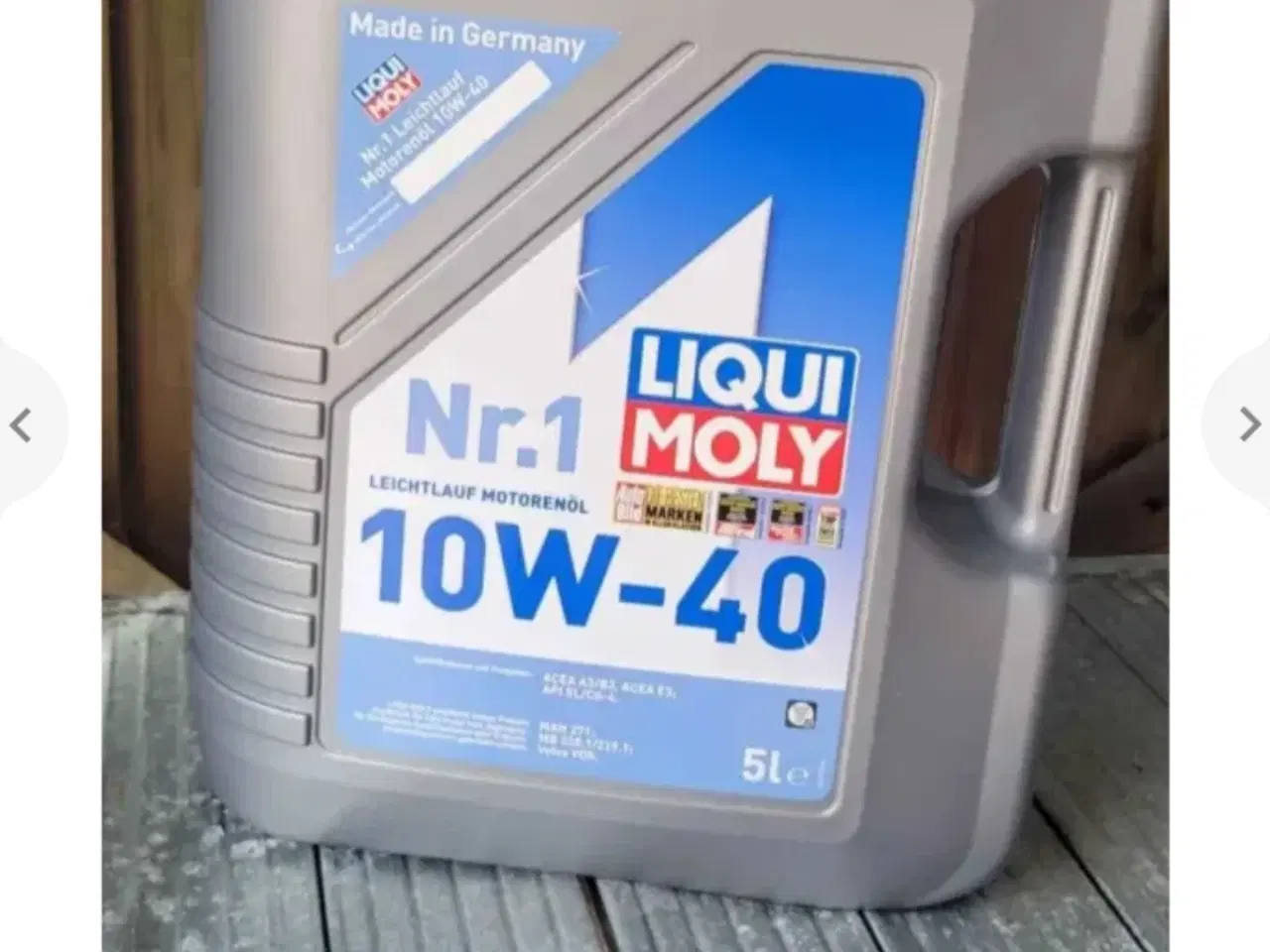 Billede 1 - MotorOlie Liqui Moly 10 W 40