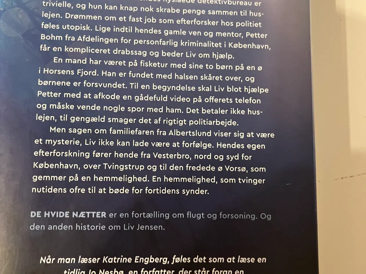 Billede 4 - Bog: De Hvide Nætter af Katrine Engberg