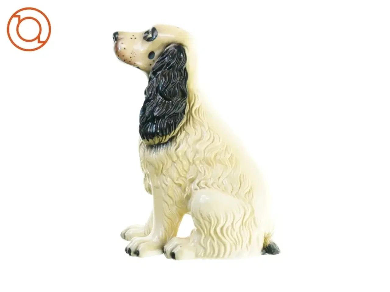Billede 3 - Ældre Vintage Keramik Cocker Spaniel Hundefigur (str. 40 x 20 x 30 cm)