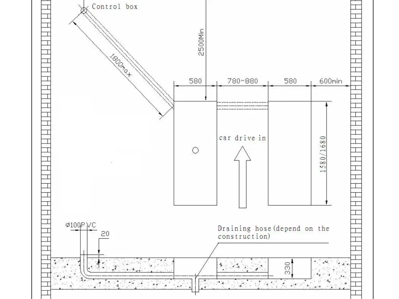 Billede 17 - Bulldog Lifters PMS-635BI 3.5 Ton hydraulisk sakse lift til nedbygning i gulv løfter i fuld højde